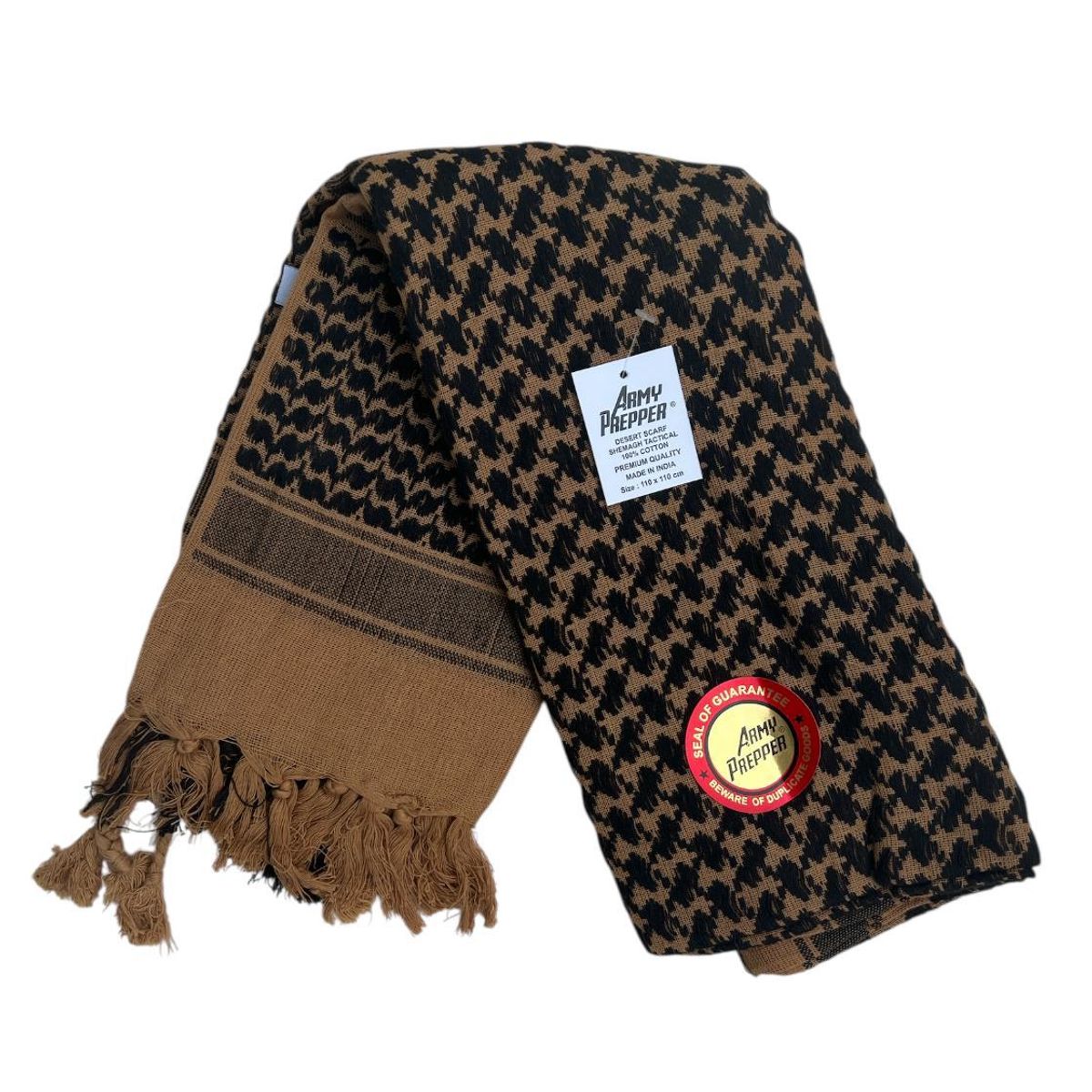 ARMY PREPPER - Bufanda Shemagh Multiproposito Modelo Classic Coyote