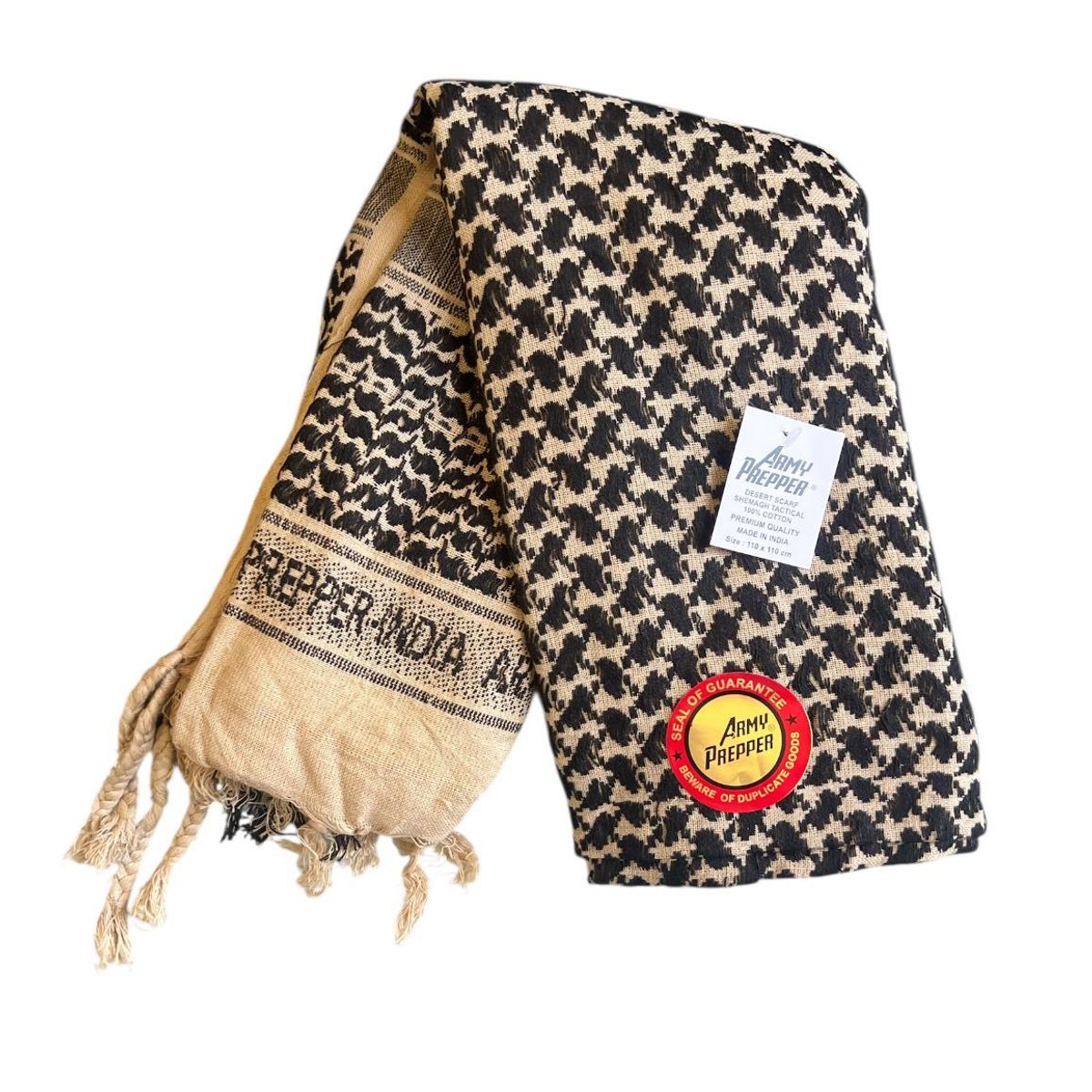 ARMY PREPPER - Bufanda Shemagh Multiproposito Modelo Classic Beige