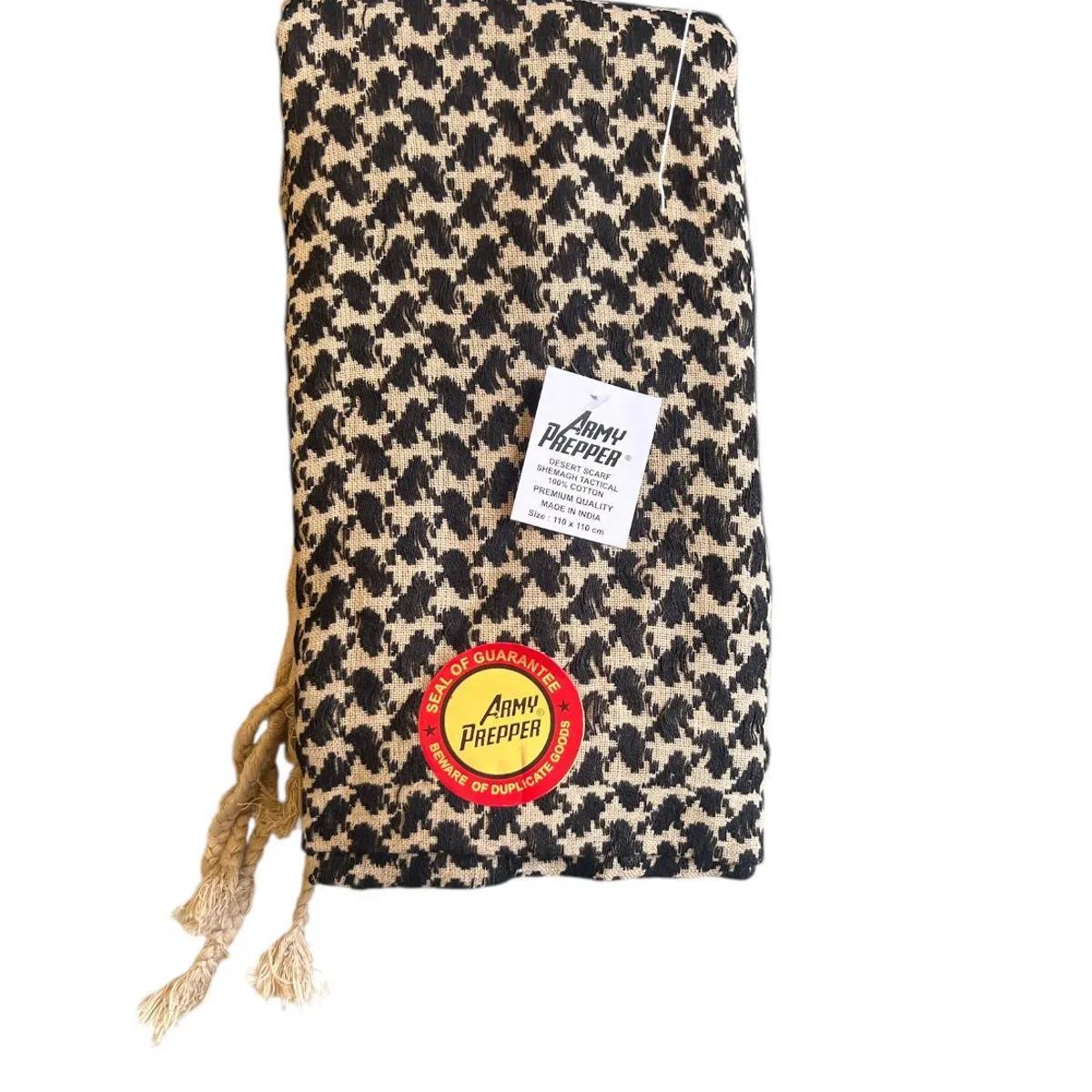 ARMY PREPPER - Bufanda Shemagh Multiproposito Modelo Classic Beige