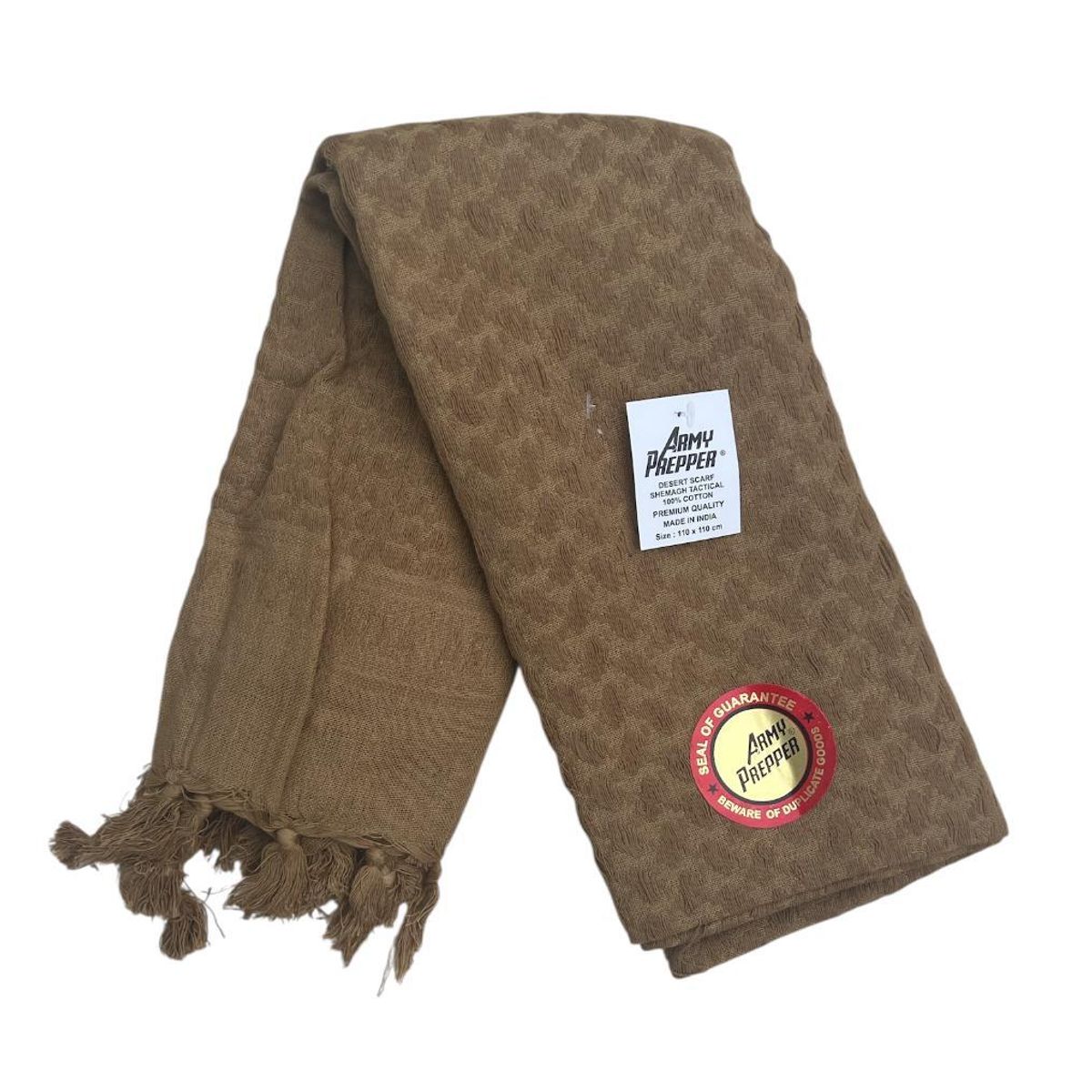 ARMY PREPPER - Bufanda Cuadrada Shemagh Multiproposito Basic Coyote