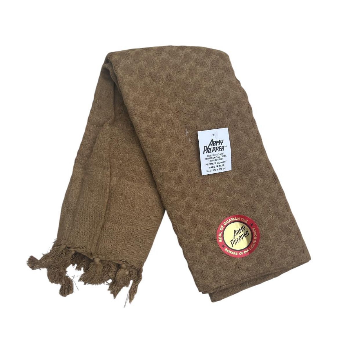 ARMY PREPPER - Bufanda Cuadrada Shemagh Multiproposito Basic Coyote