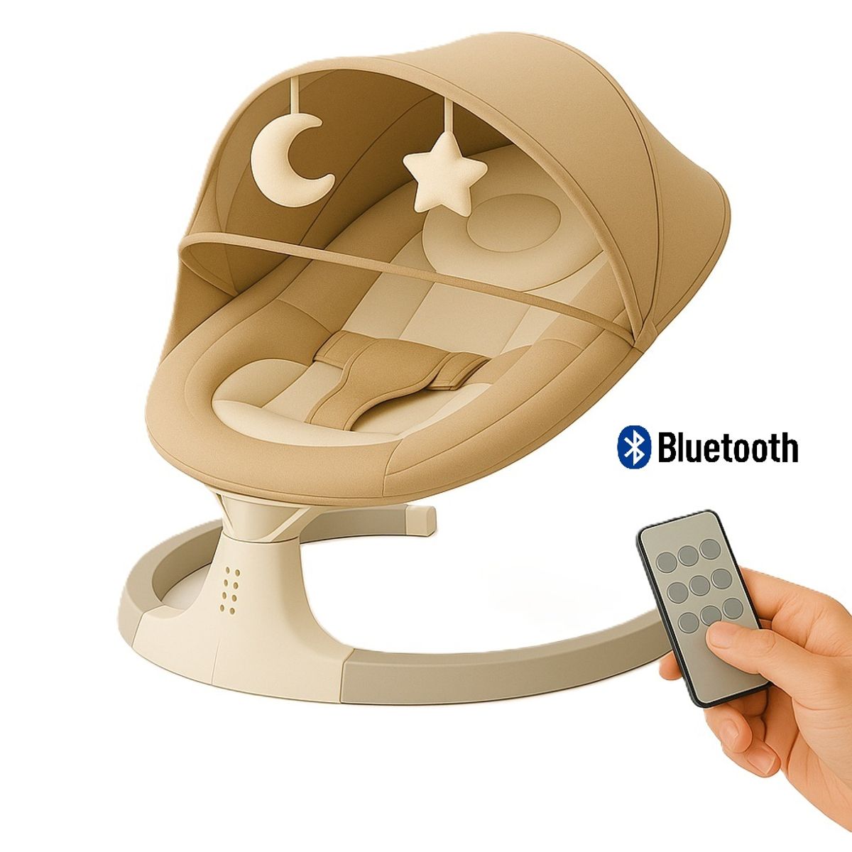 GENERICO - Mecedora Eléctrica Automática a Control Remoto Caqui