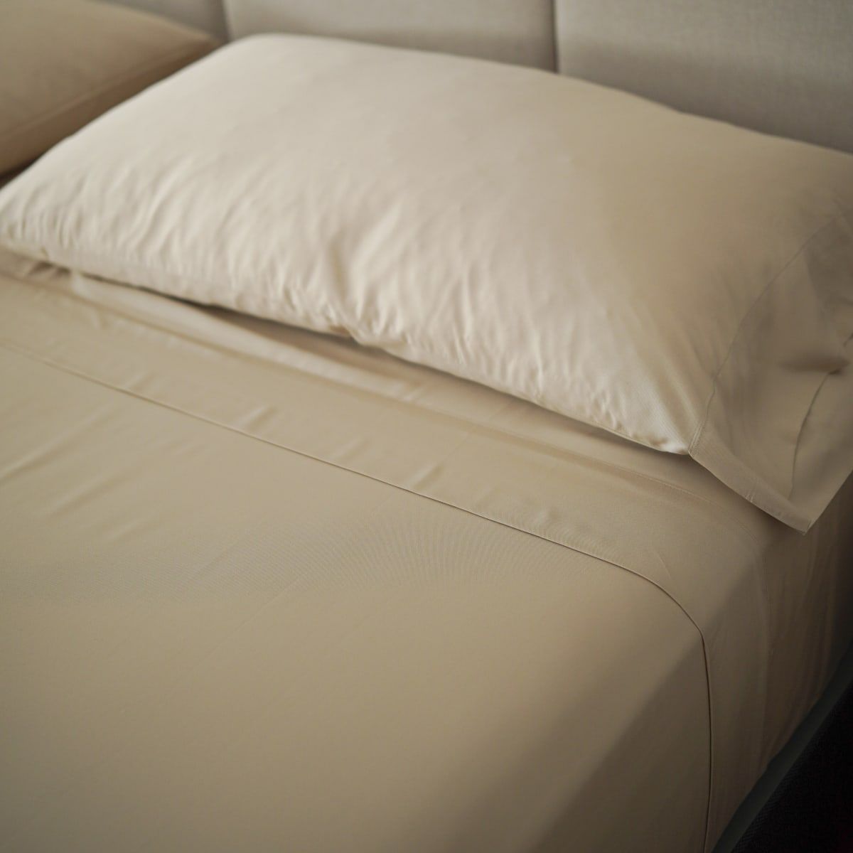 CLAUDIA RIVA HOME - Juegos de Sábanas de Bambú Beige