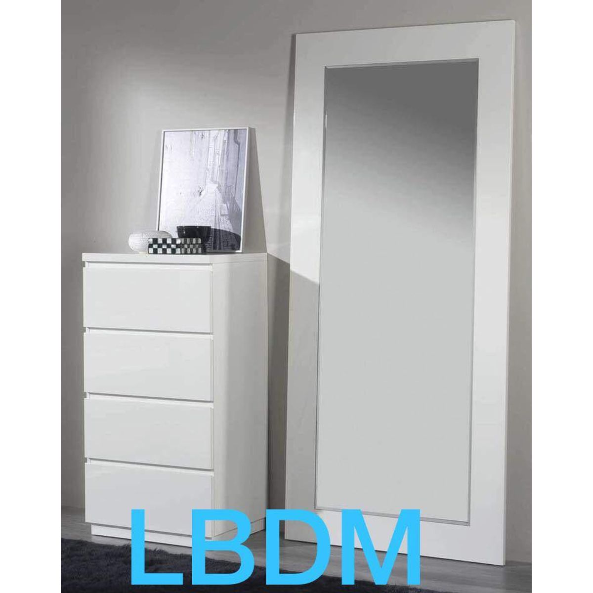 LA BODEGA DEL MUEBLE - COMODIN DULET CON ESPEJO - LA BODEGA DEL MUEBLE