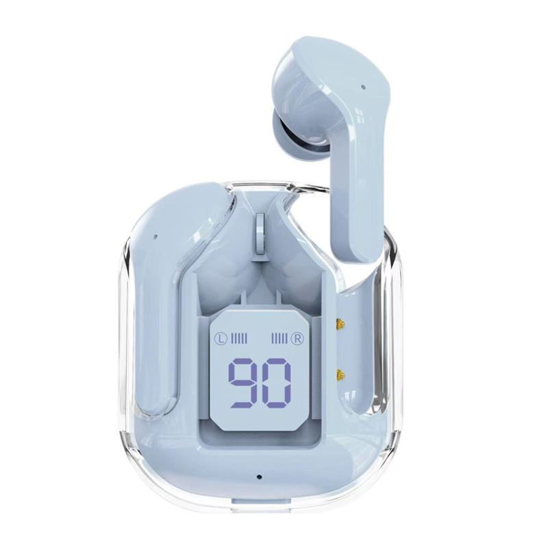 GENERICO - AUDIFONOS BLUETOOH COLOR AZUL CON DISPLAY LED