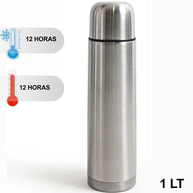 ICHIMATSU - Termo Acero Bala 1 LT Con Funda - Ichimatsu