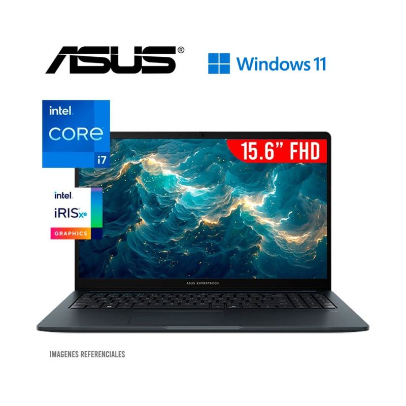 ASUS - Laptop Asus Expert Book  15.6 FHD Intel Core 7-135U 16GB 1TB W11 Pro B1503CVA-NJ2188