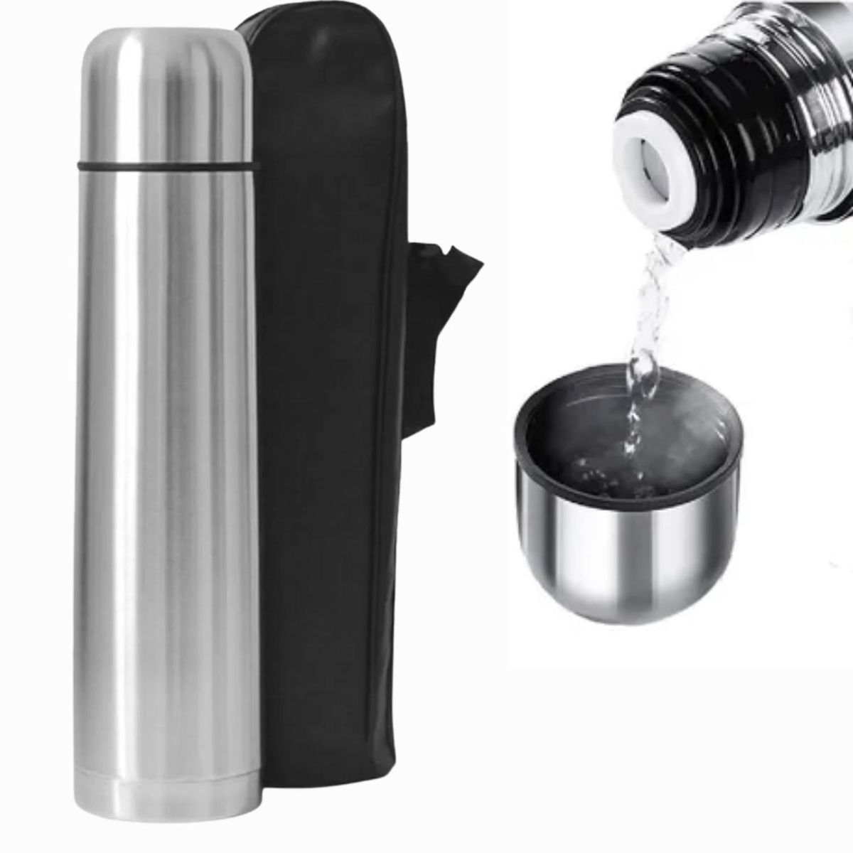 ICHIMATSU - Termo Acero Bala 750ml Con Funda- Ichimatsu