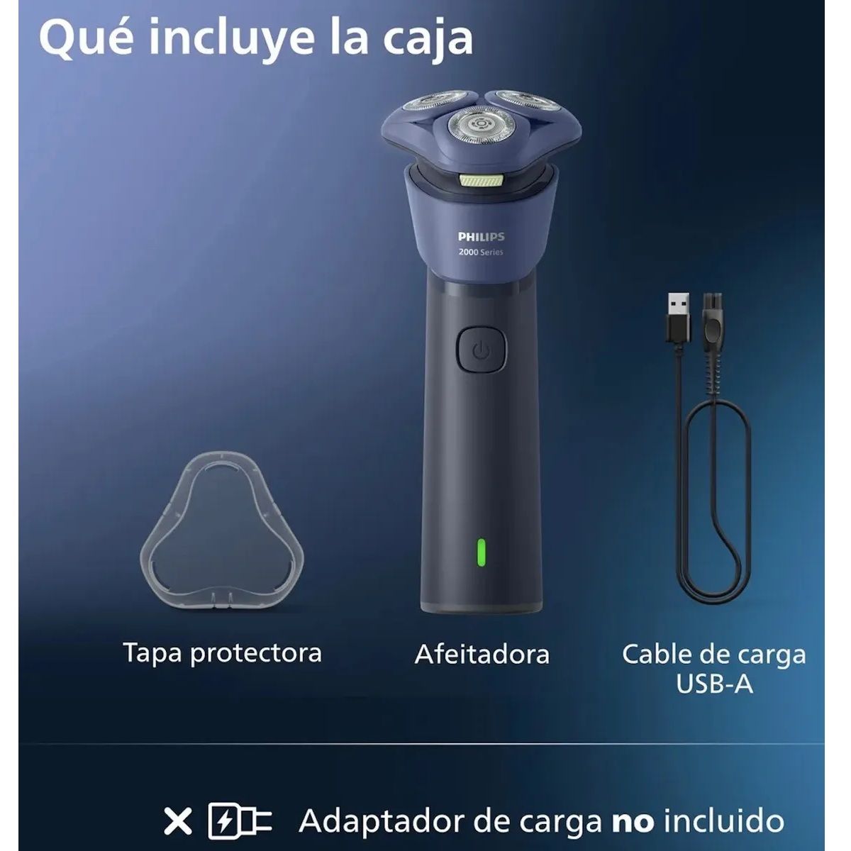 PHILIPS - Afeitadora Philips 6d Inalambrica Anticorrosiva - Carga 1 Hr