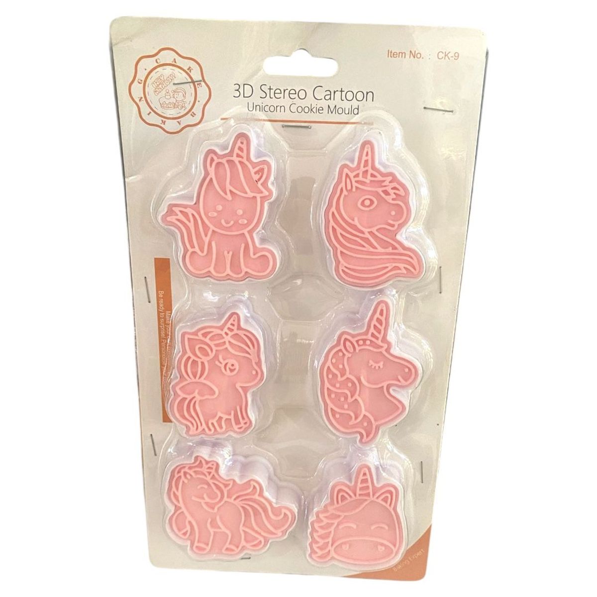 GENERICO - 6 Cortadores de Galletas- Unicornios Modelo 1