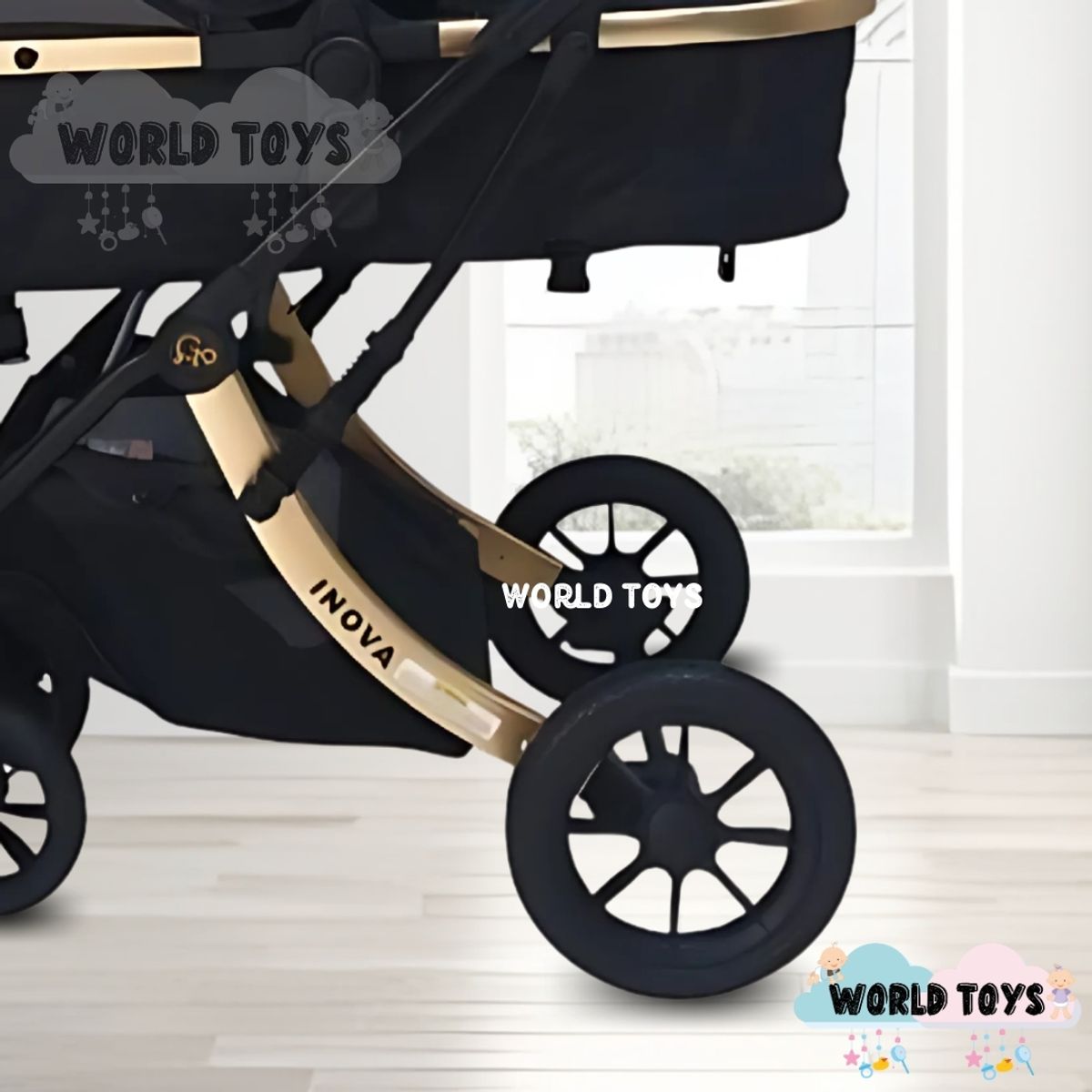 BABY - Coche Moisés Travel System «INOVA PLUS» de Lujo Gray