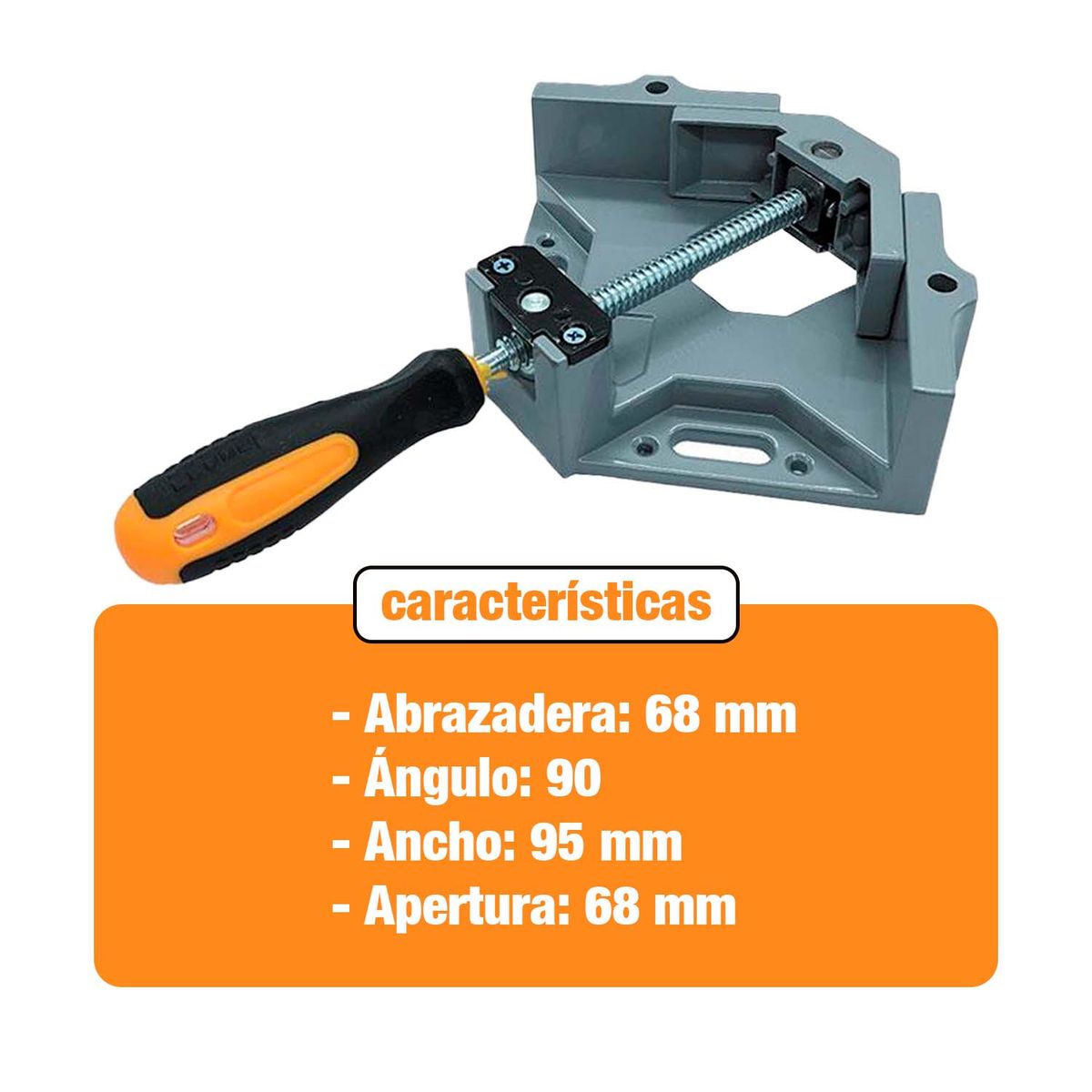 GENERICO - Prensa Esquinera Para Armado De Muebles Melamina