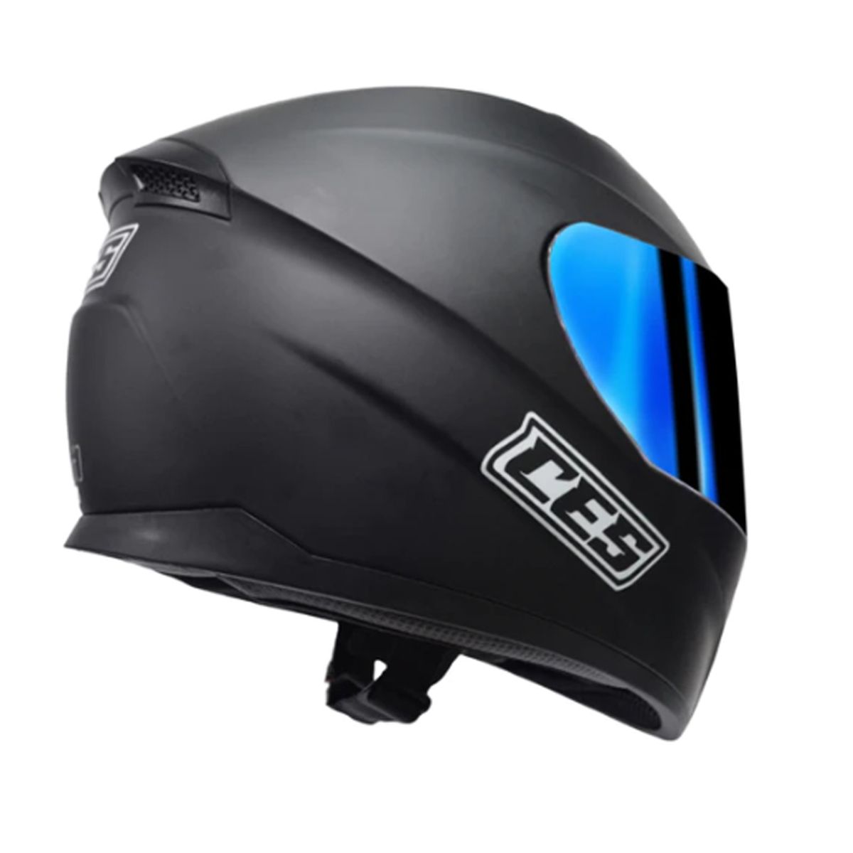 GENERICO - CASCO MOTO DOBLE VISOR NEGRO MATE CERTIFICADO
