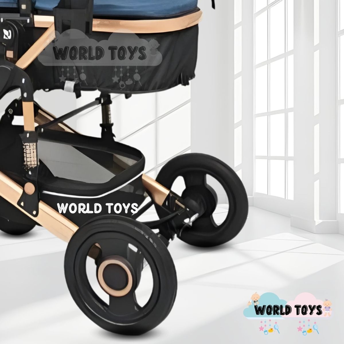 Baby - Coche Moisés Travel System «MAXII» con Porta bebé Blue