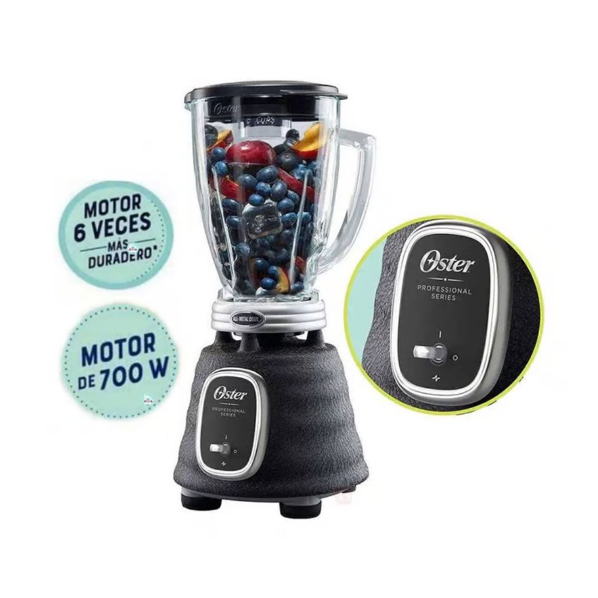 OSTER - Licuadora Oster Clásica Profesional con Palanca - NEGRO