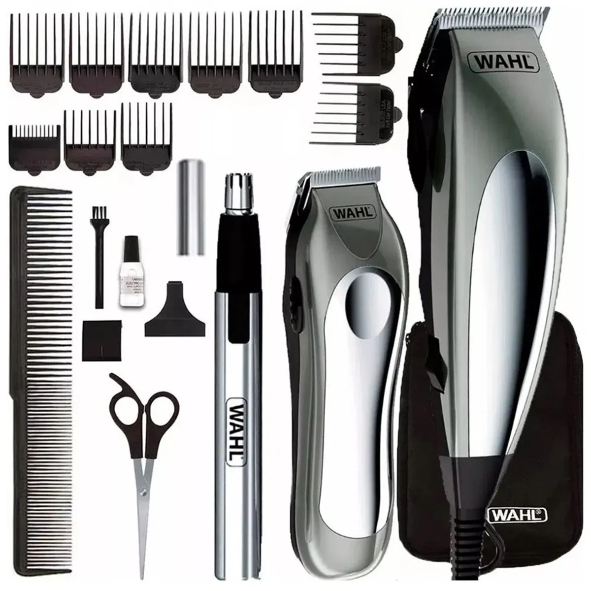 Wahl - Wahl Deluxe Groom Pro 3 en 1 Kit Profesional de Corte de Cabello
