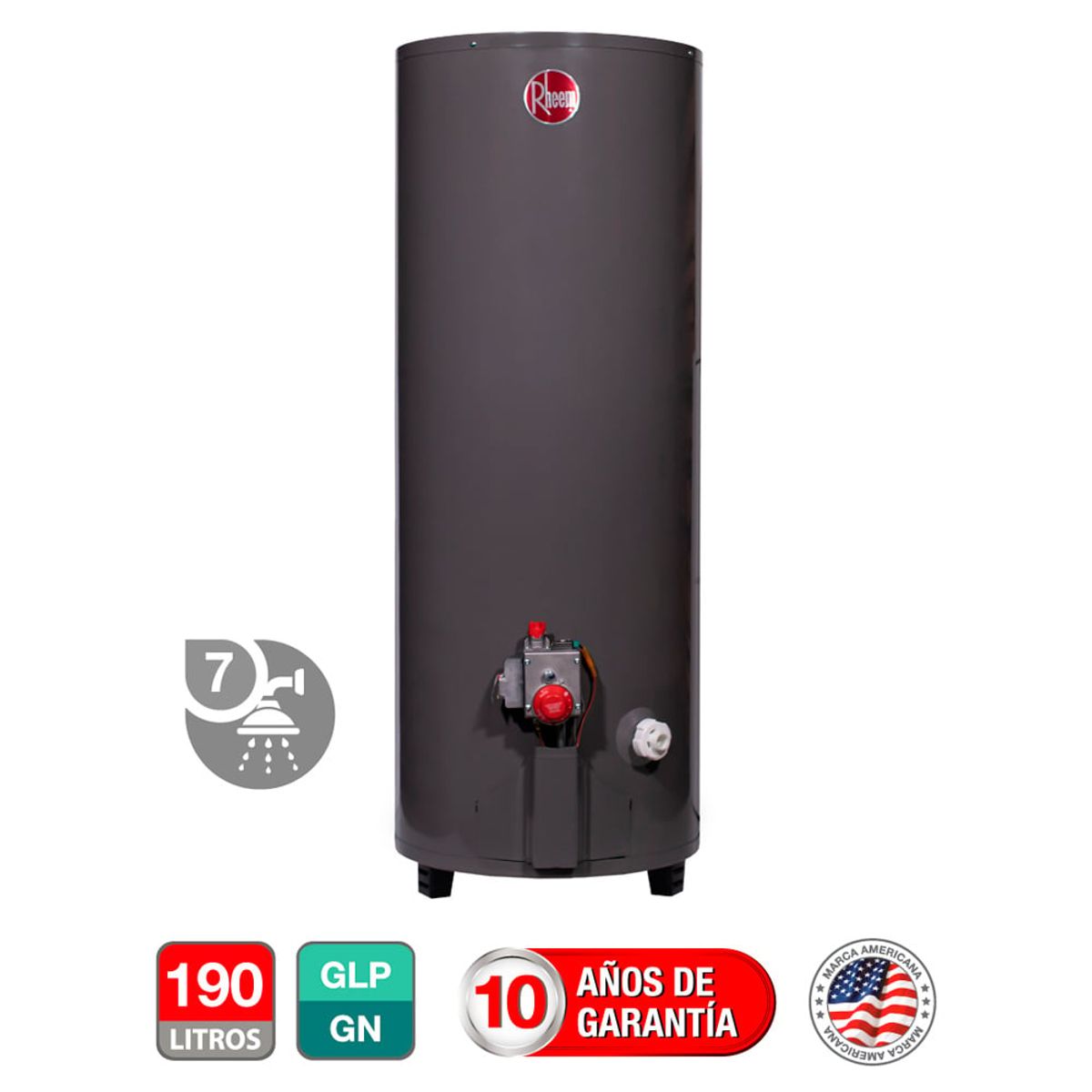 RHEEM - Rheem Termotanque 190l Gn
