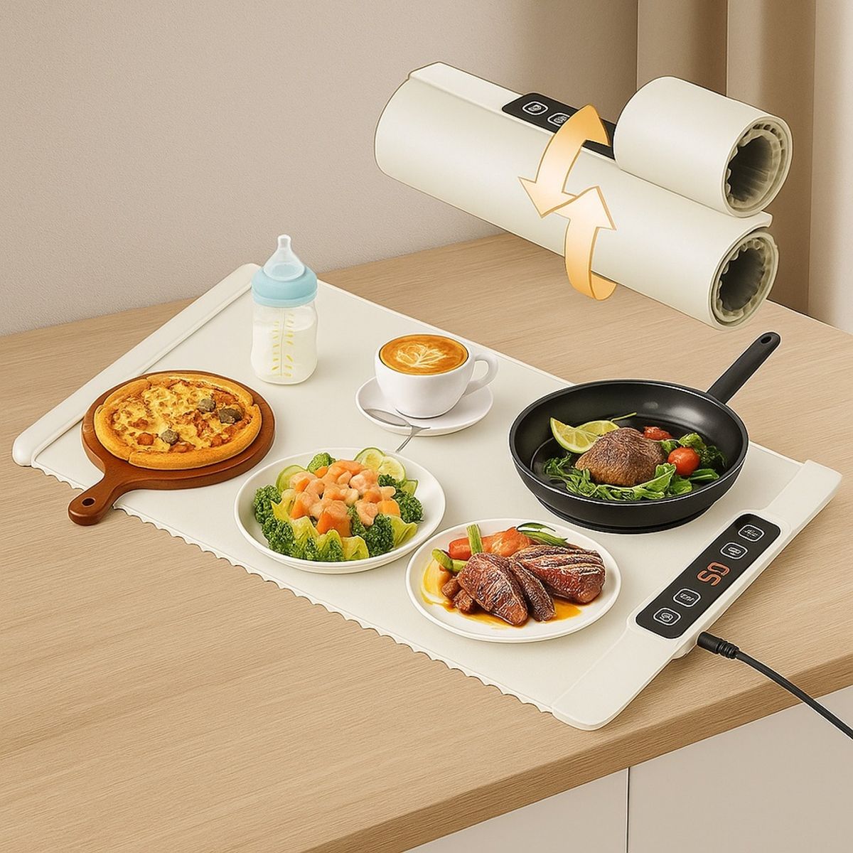 GENERICO - Bandeja de Calentamiento Smart para Alimentos