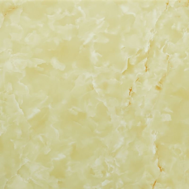 MULTITOP - Papel Tapiz 3D Baldosas Marmol 60X30 cm Amarillo