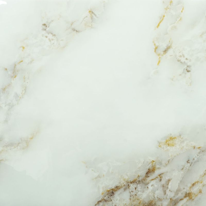 MULTITOP - Papel Tapiz 3D Baldosas Marmol 60X30 cm Crema