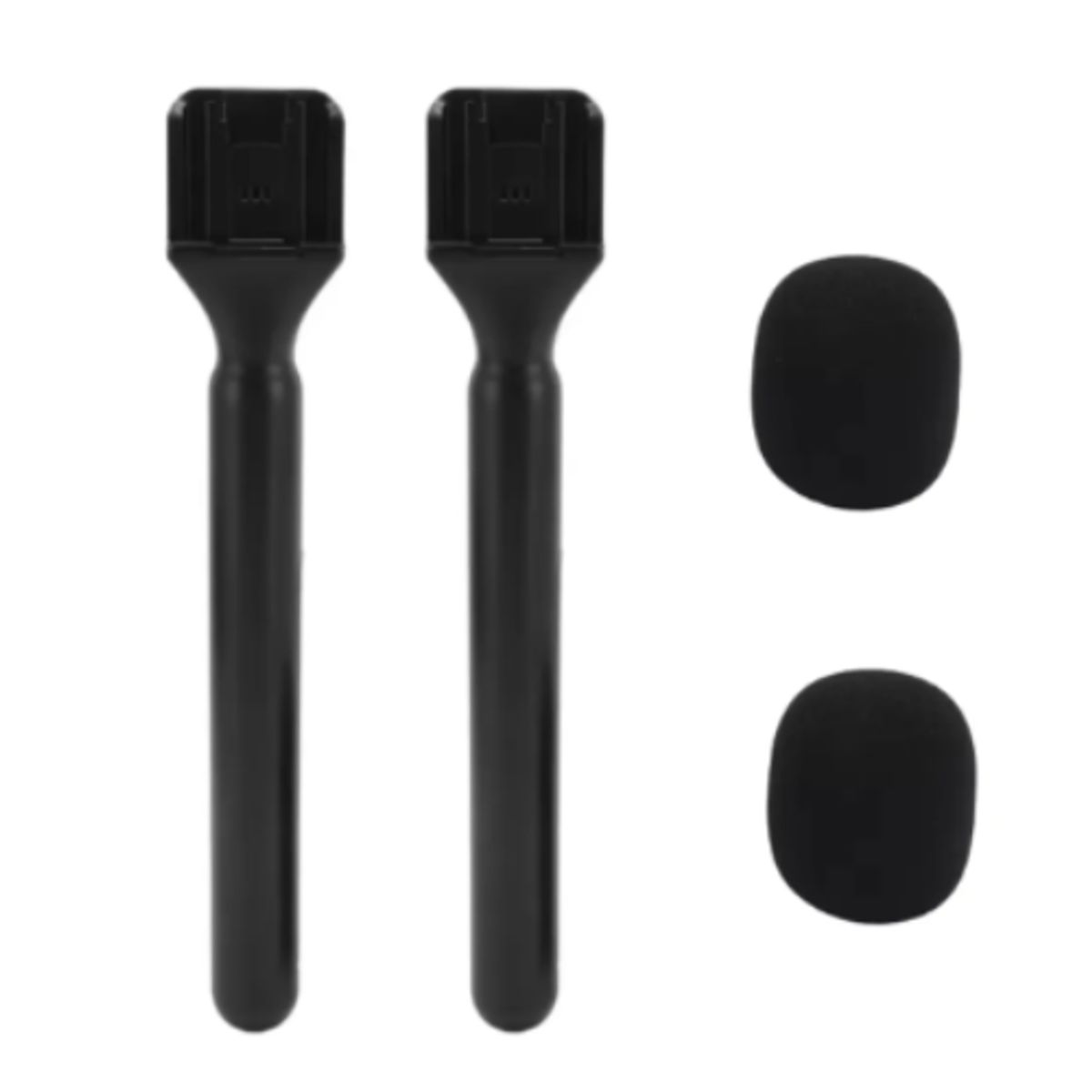 GENERICO - Adaptador Soporte De Mano Para Micrófono Solapero 1 Par