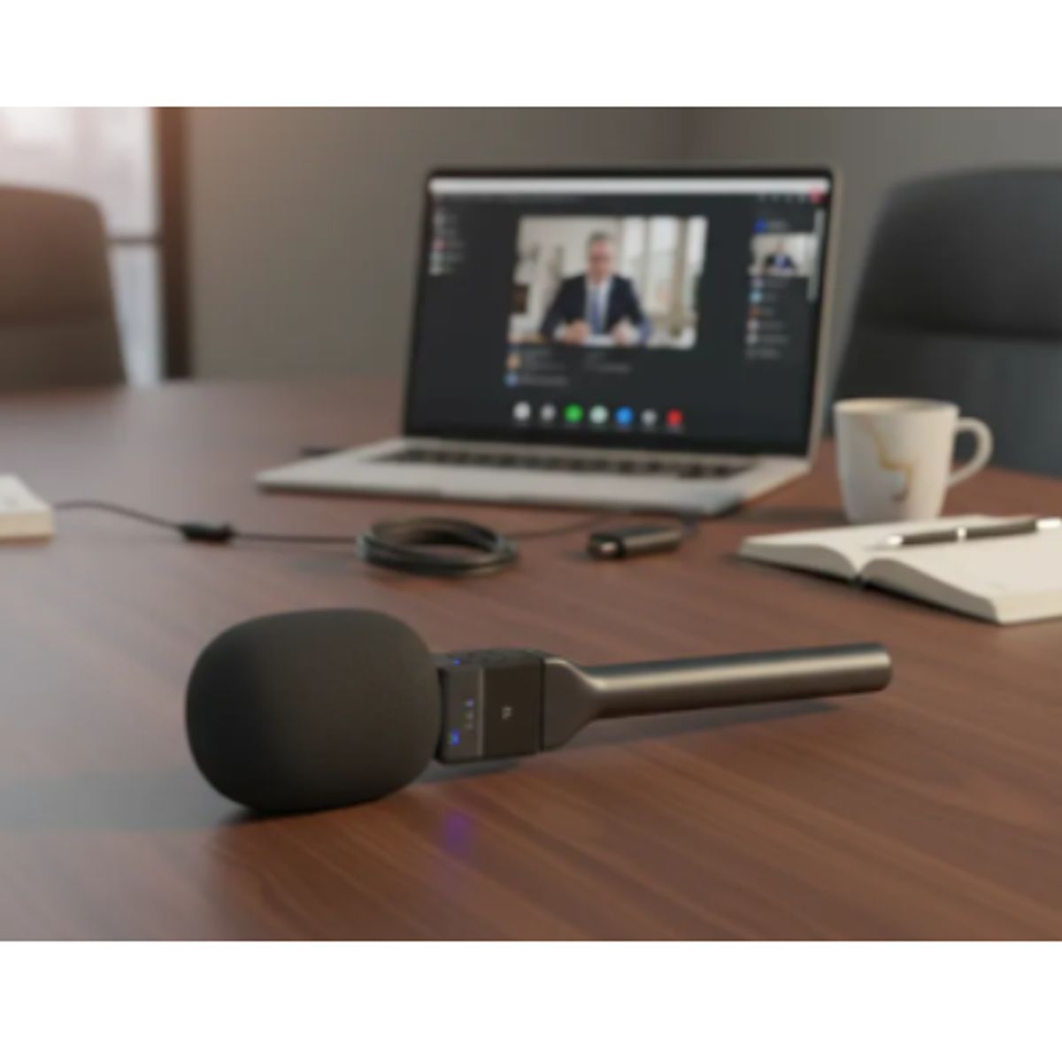 GENERICO - Adaptador Soporte De Mano Para Micrófono Solapero Filtro