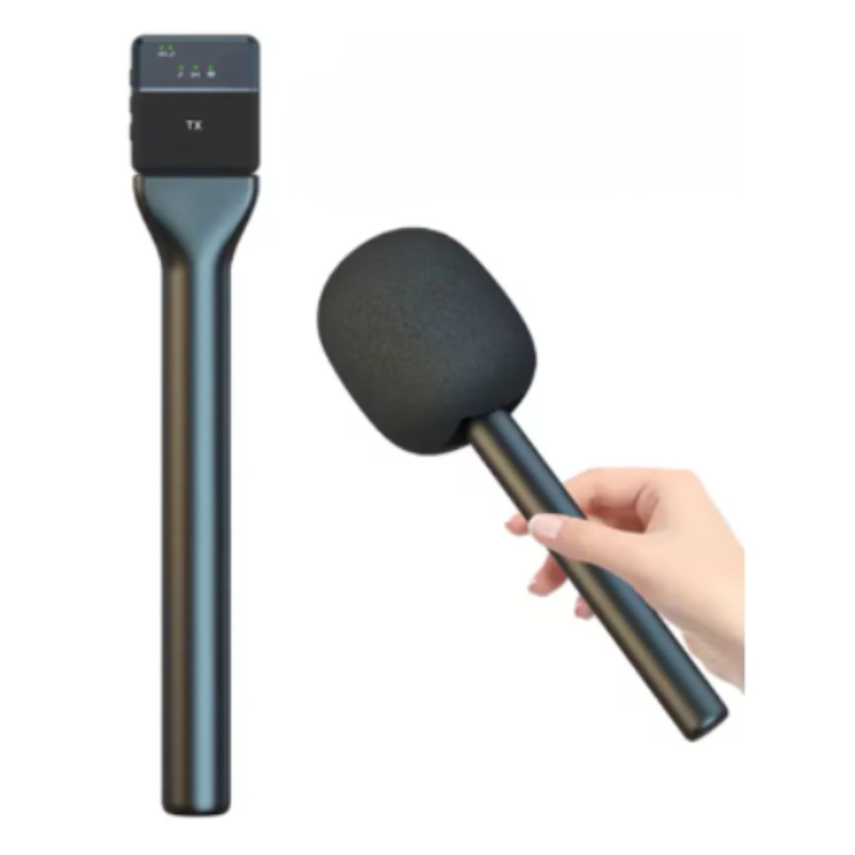 GENERICO - Adaptador Soporte De Mano Para Micrófono Solapero Filtro