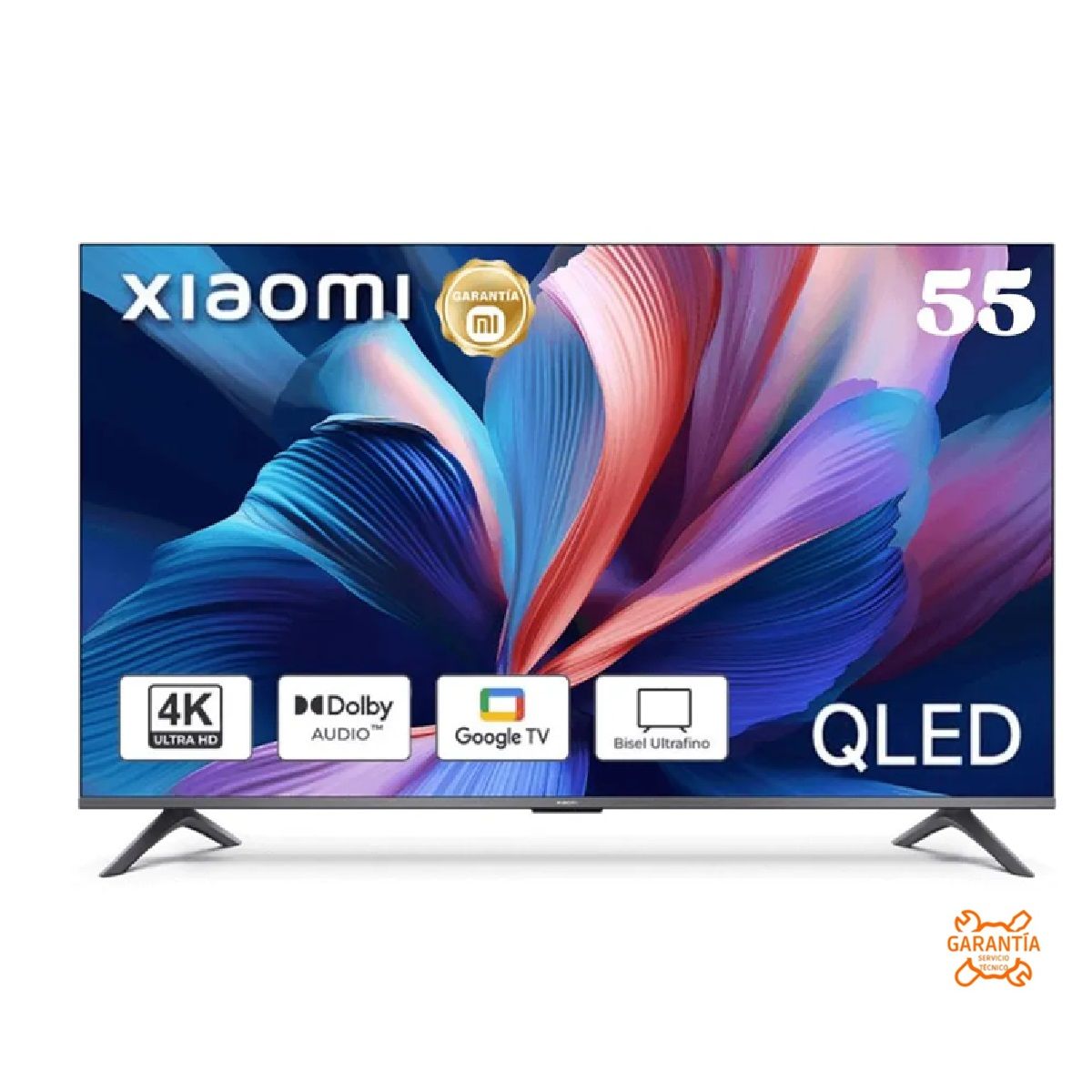 XIAOMI - Televisor Xiaomi Smart TV A Pro 55″ 4K UHD QLED 2026 Google TV WiFi Bluetooth HDMI