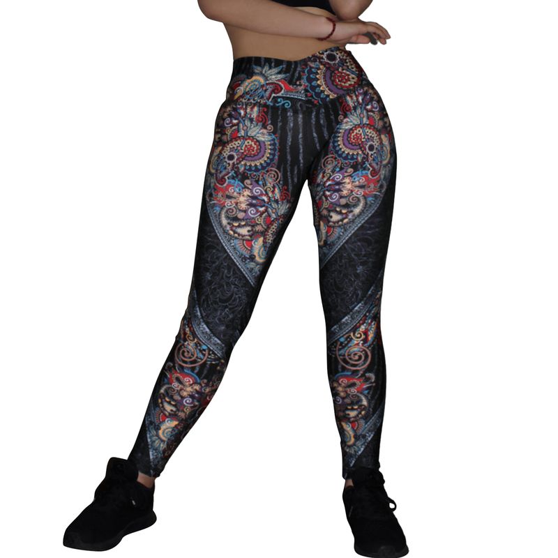 GENERICO - Malla Legging Deportivo Mujer Suplex Sublimado