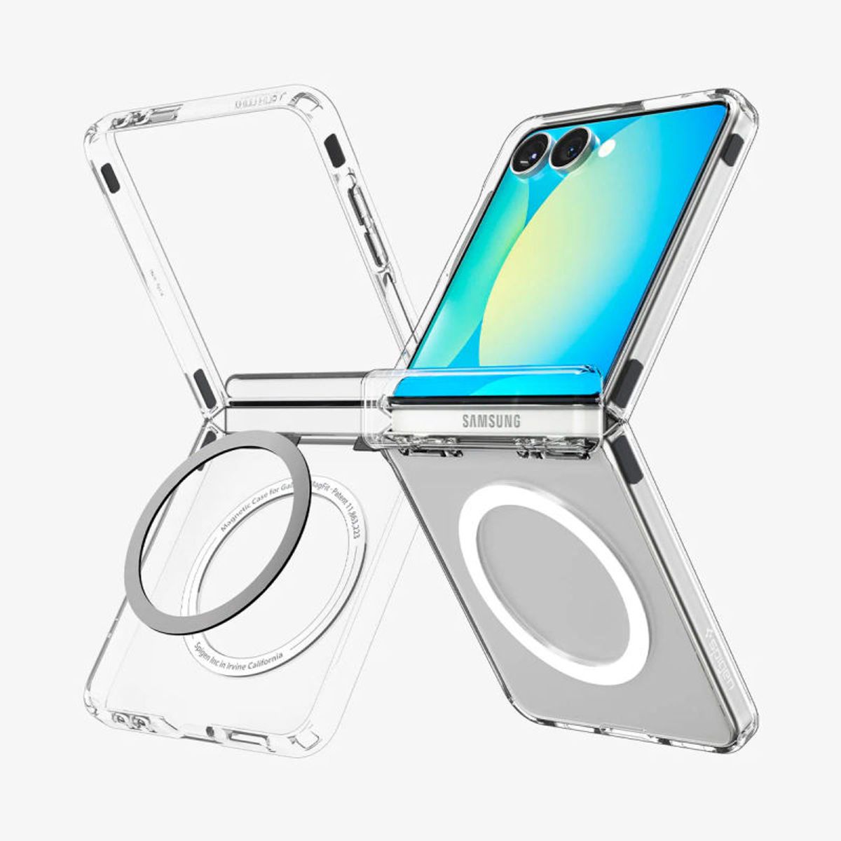 SPIGEN - Case Galaxy Z Flip 7 Flip7 MagSafe Transparente Spigen Ultra Hybrid