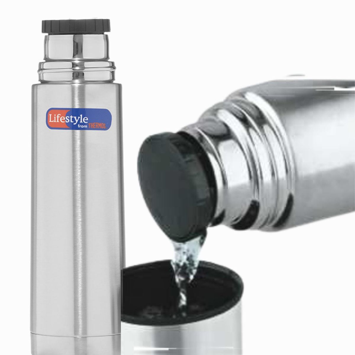 THERMOS - Thermo Acero 1 Lt Lifestyle Con Funda - Thermos