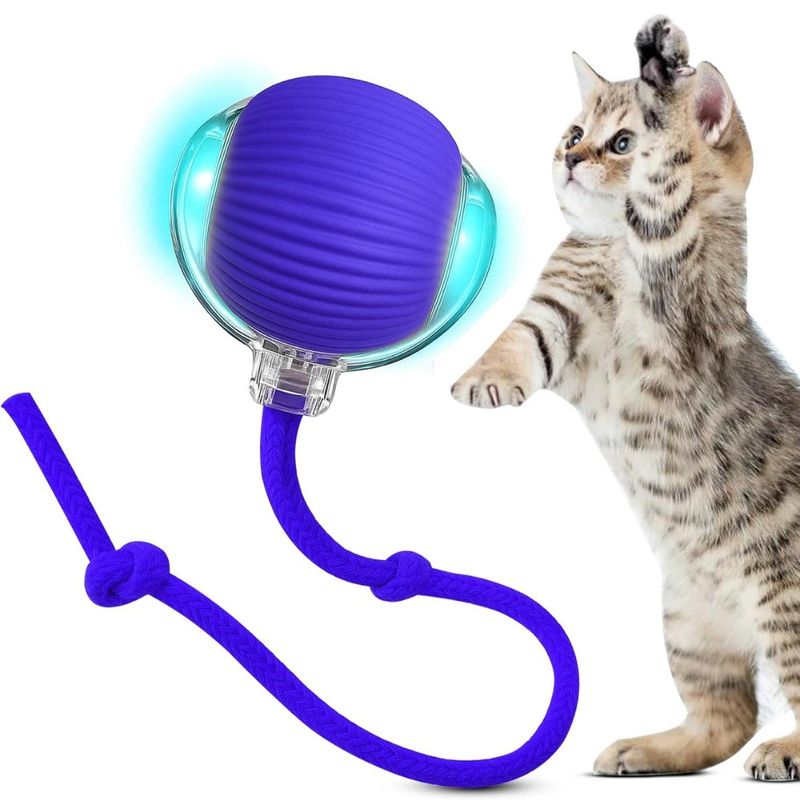 GENERICO - Pelota Interactiva para Gatos con Soga Juguete Inteligente