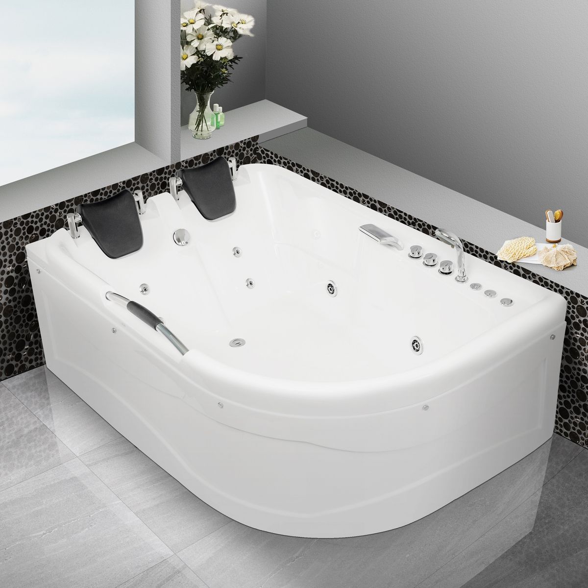 HIDROPLUS - Tina Hidromasaje Beliza Der Portátil 1800x1200x600