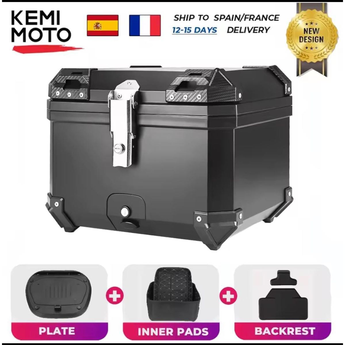 UNIVERSAL COLORS - CAJUELA 57L ABS MOTO