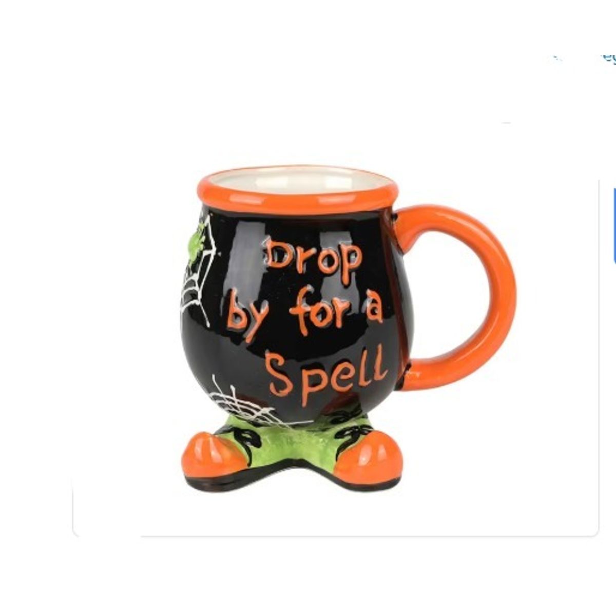 GENERICO - Taza de porcelana diseño caldero de halloween