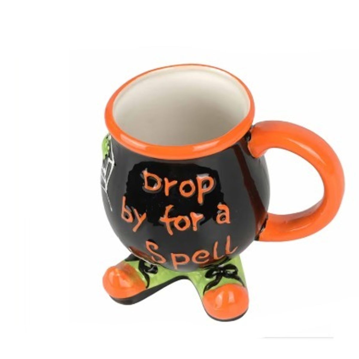 GENERICO - Taza de porcelana diseño caldero de halloween