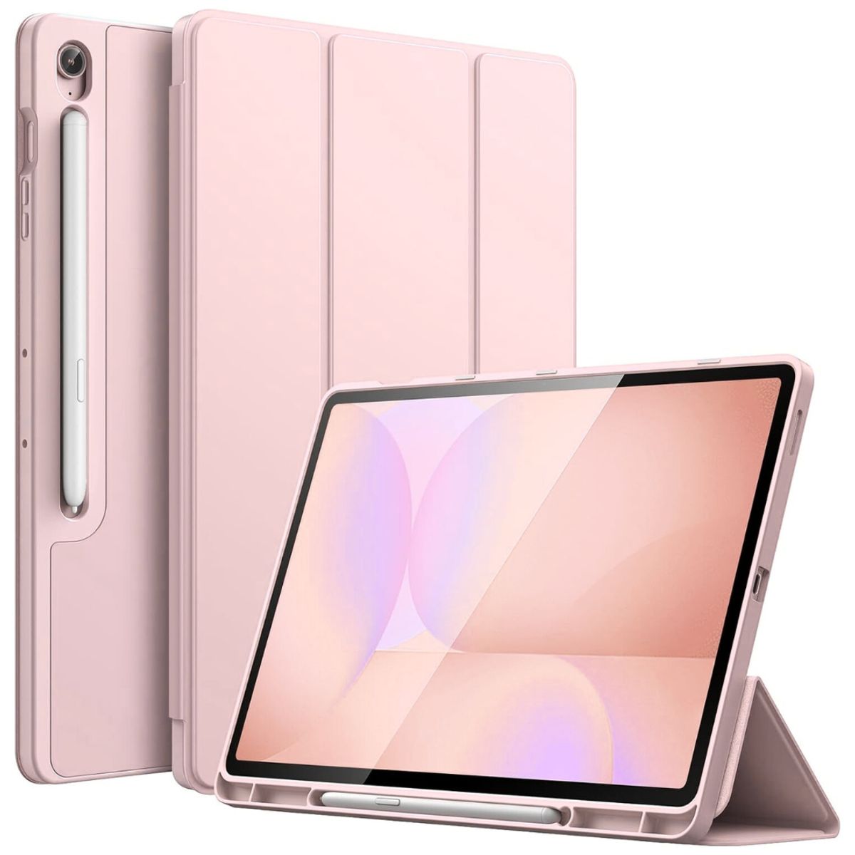 GENERICO - Funda Smart Case Portapencil Para Samsung S10 FE PLUS 13.1 " - ROSADO