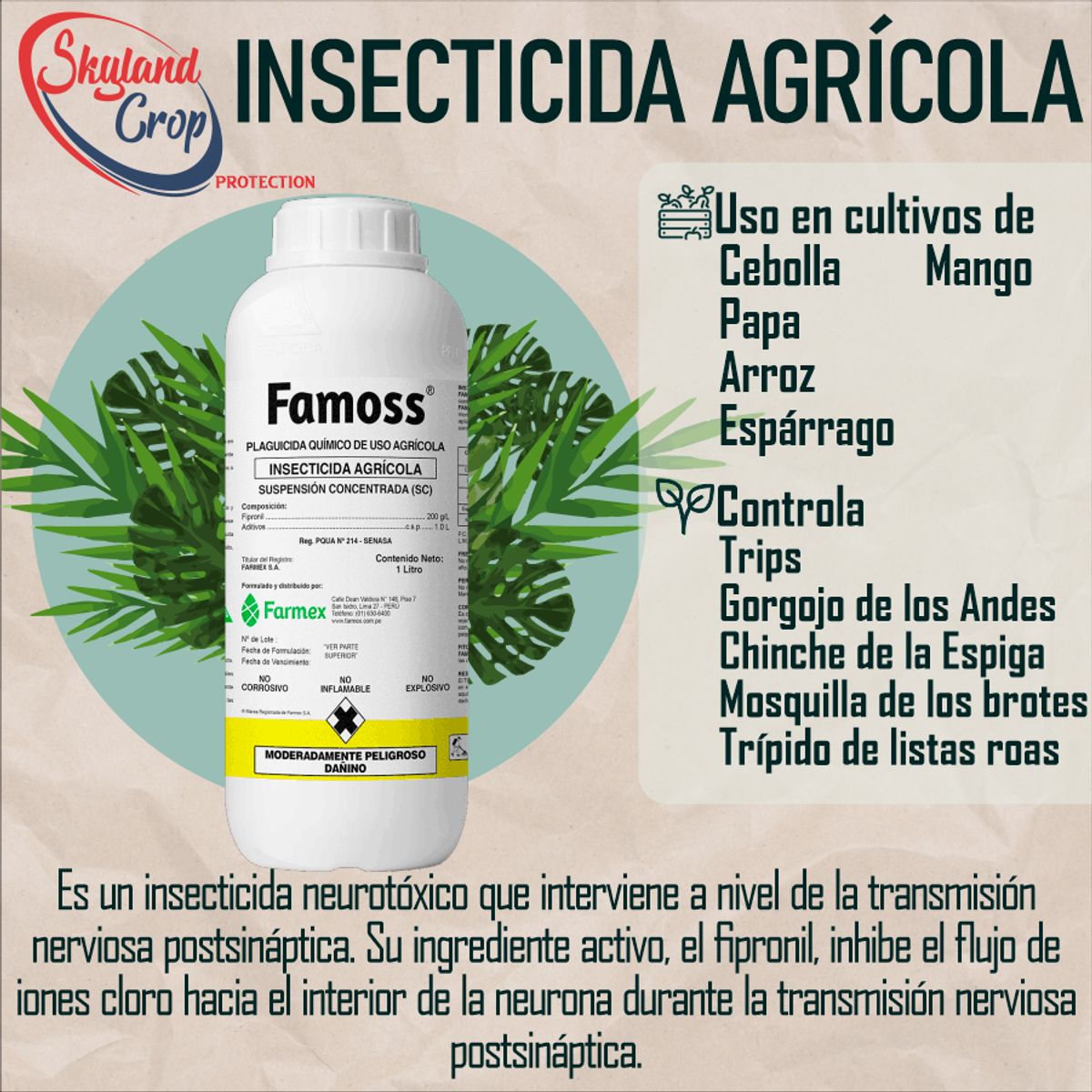 GENERICO - FAMOSS 1L INSECTICIDA AGRÍCOLA
