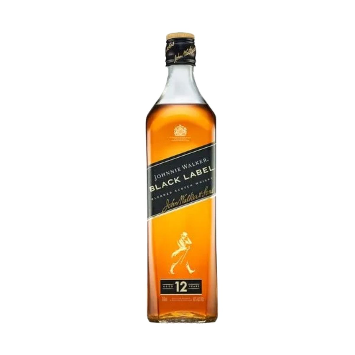 JOHNNIE WALKER - WHISKY BLACK LABEL 12 AÑOS 750 ML