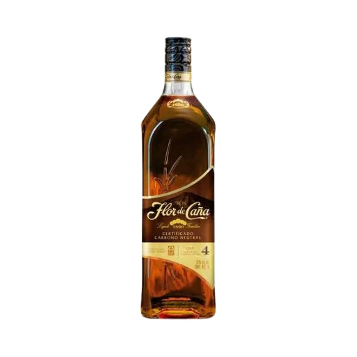 FLOR DE CAÑA - RON FLOR DE CAÑA 4 AÑOS 1000 ML