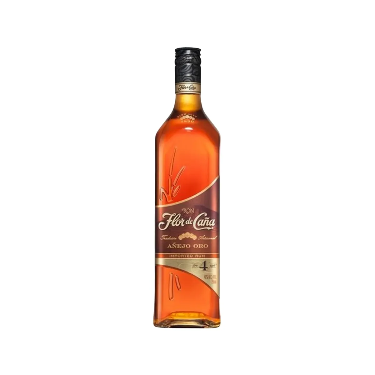 FLOR DE CAÑA - RON FLOR DE CAÑA 4 AÑOS 750 ML