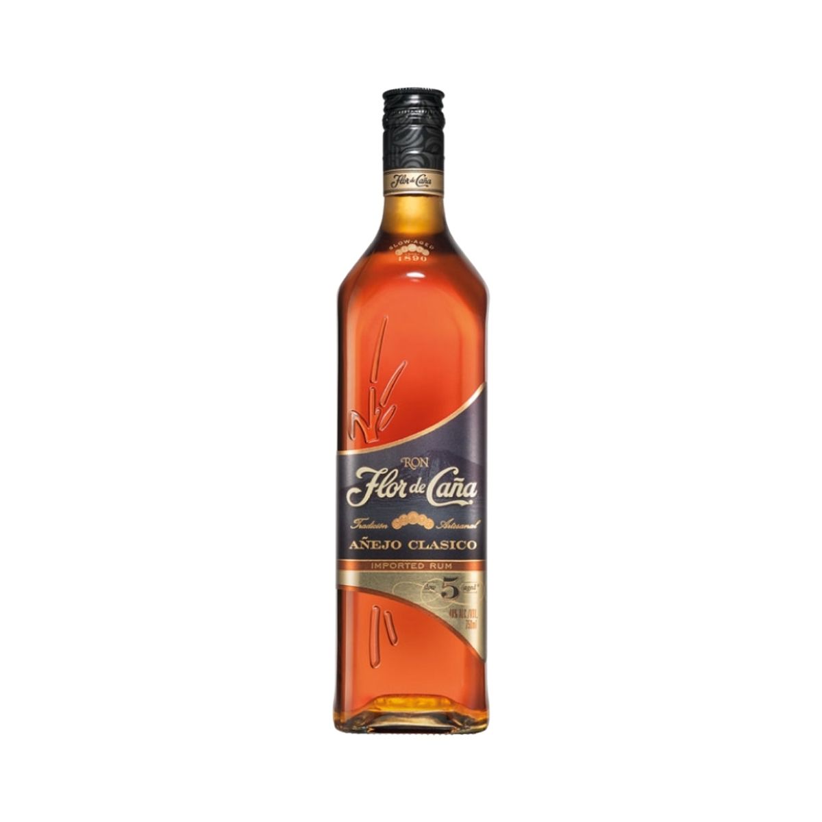 FLOR DE CAÑA - RON FLOR DE CAÑA 5 AÑOS 750 ML
