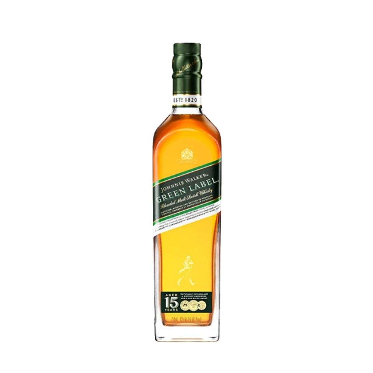JOHNNIE WALKER - WHISKY JOHNNIE WALKER GREEN LABEL 750 ML