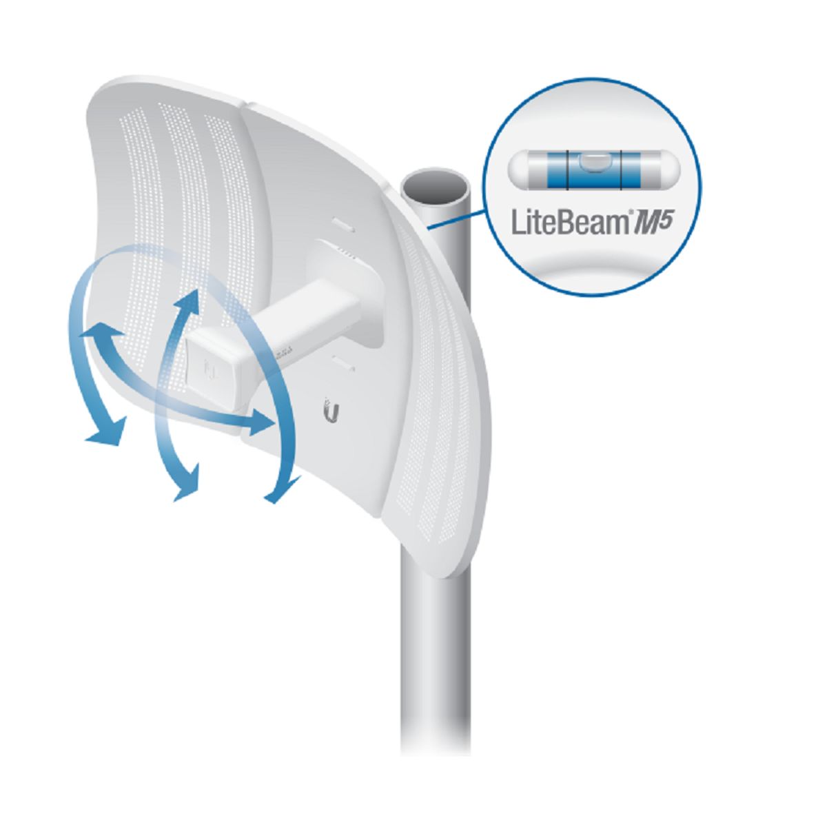 UBIQUITI - antena Acces Point Litebeam M5 23dbi Ubiquiti Airmax