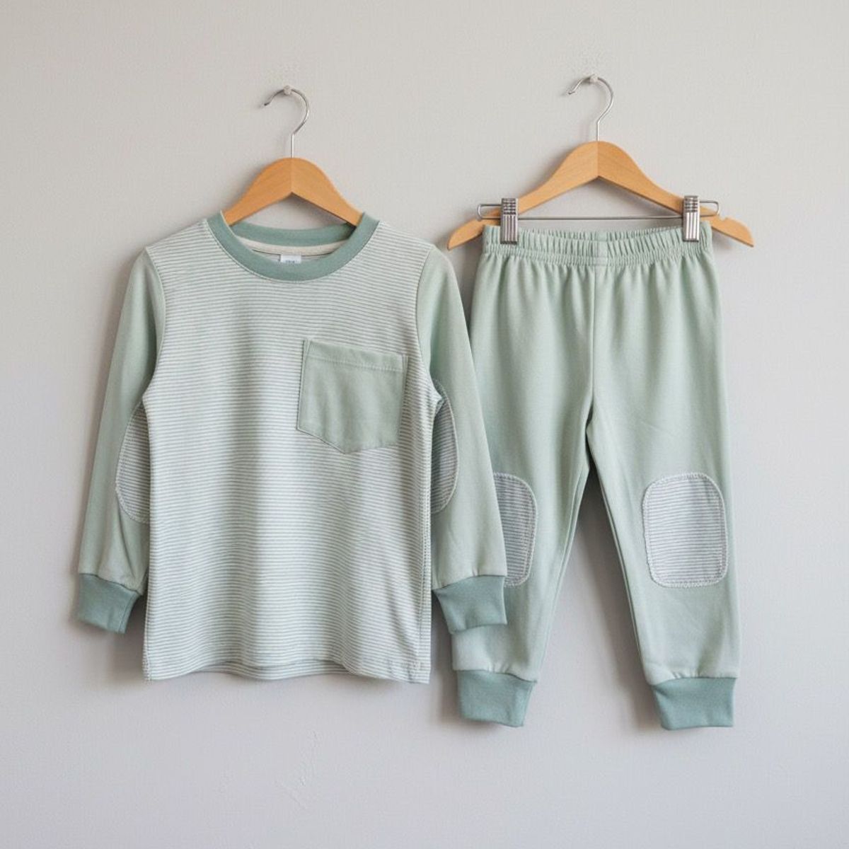 GENERICO - Pijama Algodon Pima Peruano Conjunto para Niños Suave Completa