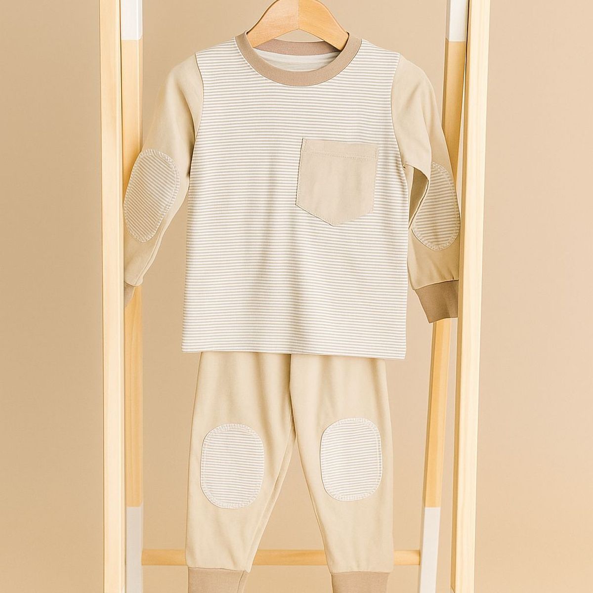 GENERICO - Pijama Algodon Pima Peruano Conjunto para Niño Ultra Suave Completa