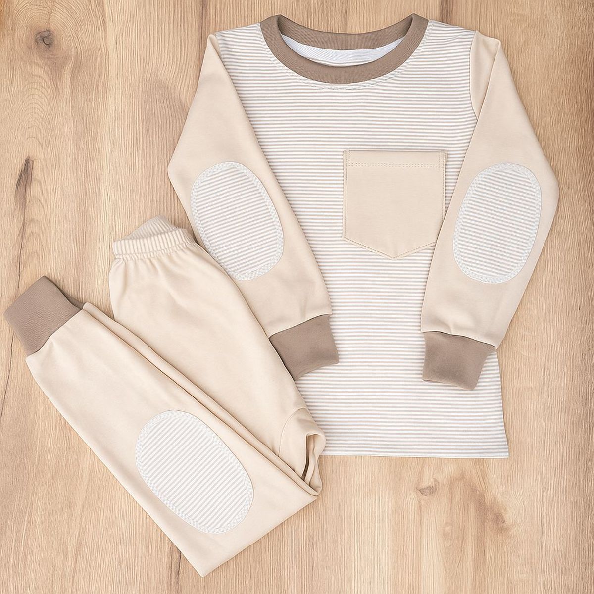 GENERICO - Pijama Algodon Pima Peruano Conjunto para Niño Ultra Suave Completa