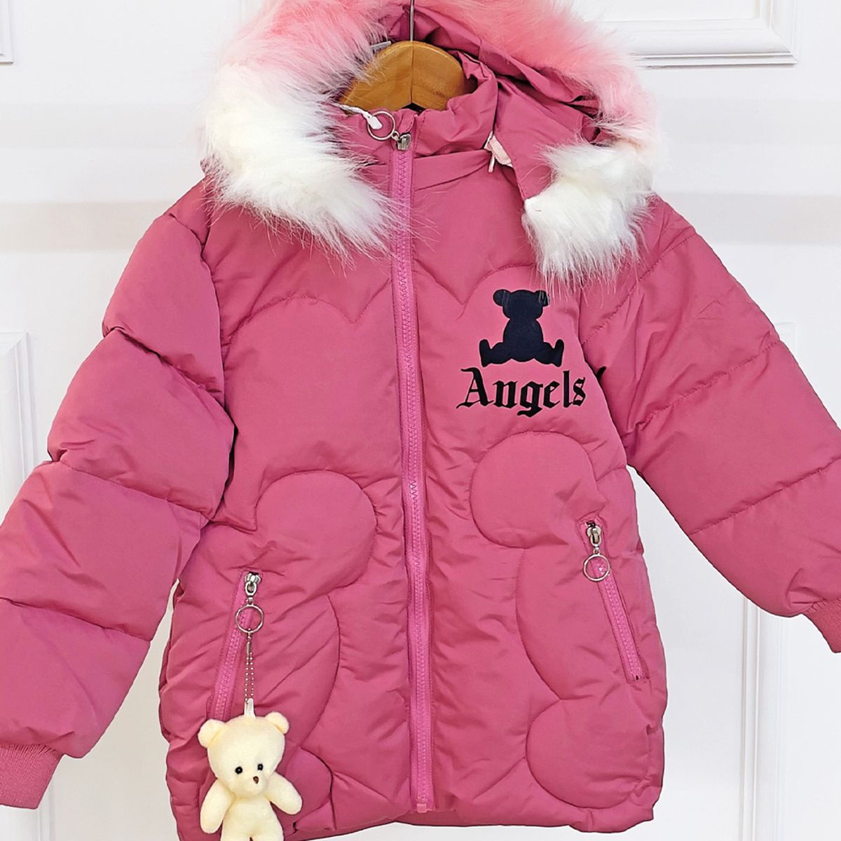 KIDS MASHMELO - Chaqueta estampado Osito para niña capucha peluche Kids Mashmelo