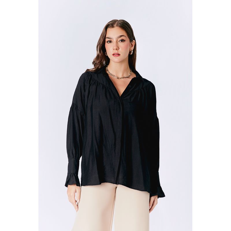 BANATY - BLUSA JOSEFINA MANGA LARGA DE MUJER