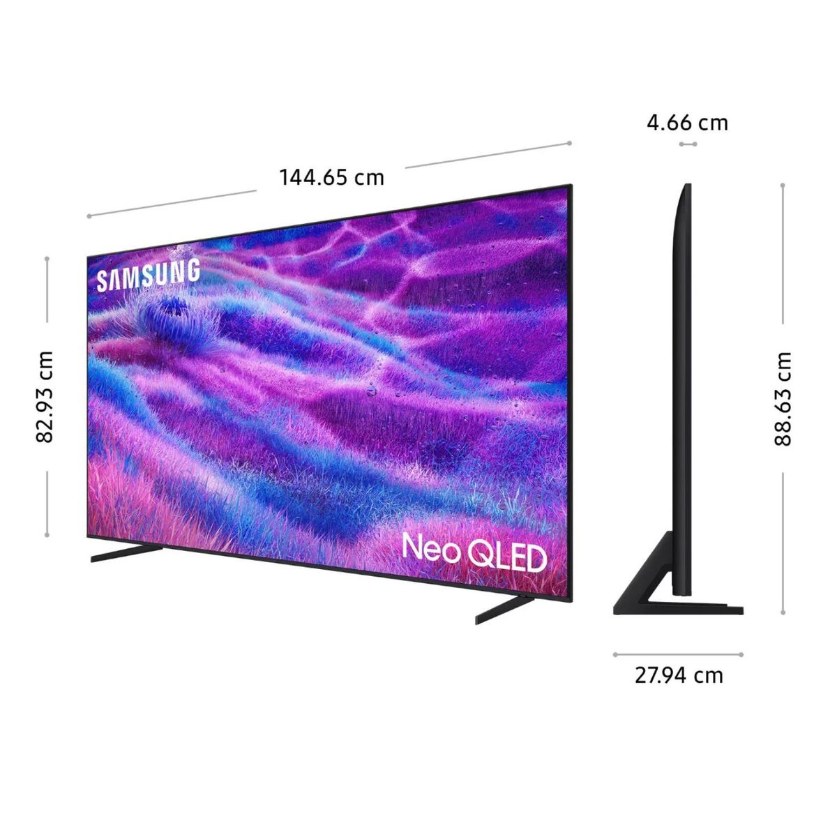 SAMSUNG - Televisor Samsung 65 Neo QLED 4K UHD Vision AI Smart TV QN80F- Nuevo 2025
